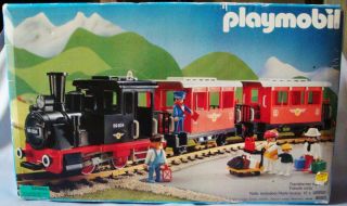 Vintage Playmobil 4002 Train Set Old Stock 1987