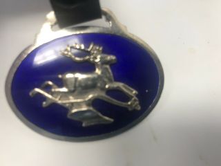 Vintage John Deere Blue Watch Fob