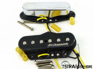 Fender American Deluxe Vintage Noiseless Tele Pickup Set Telecaster Pickups Usa.