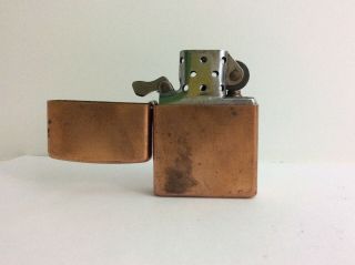 Vintage Copper Zippo E 03