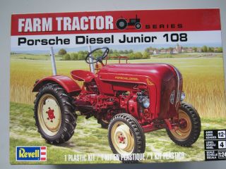 1/24 Scale Porsche Diesel Junior 108 Tractor By Revell.