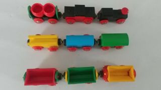 Brio Train Set Vintage Wooden Cars And Tra Wood Imaginarium Thomas