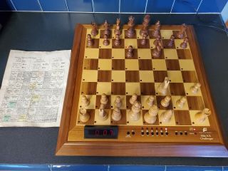 Vintage Rare Fidelity Elite A/s Challenger Electronic Chess.  Circa 1983